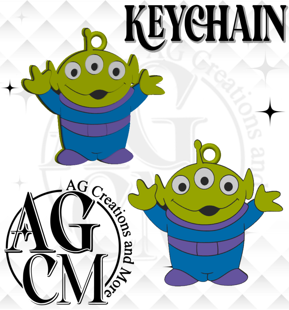Claw 3D Keychain (wholesale)