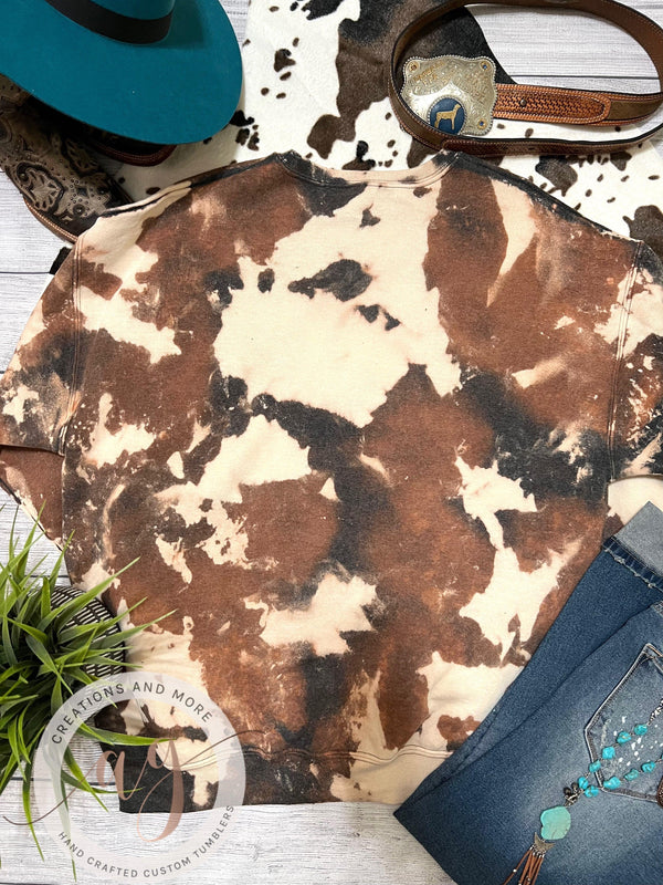 Pre-Order Cowhide Crewneck Sweatshirt