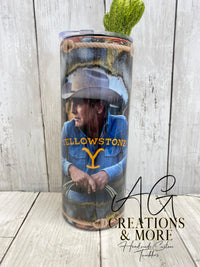 Rip and John Dutton Custom Tumbler