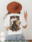 Western Cowgirl Png, Hillbilly Hippie Cowgirl Pocket Set Png