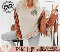 Western Cowgirl Png, Gettin' Dirty Looks Png Pocket Set