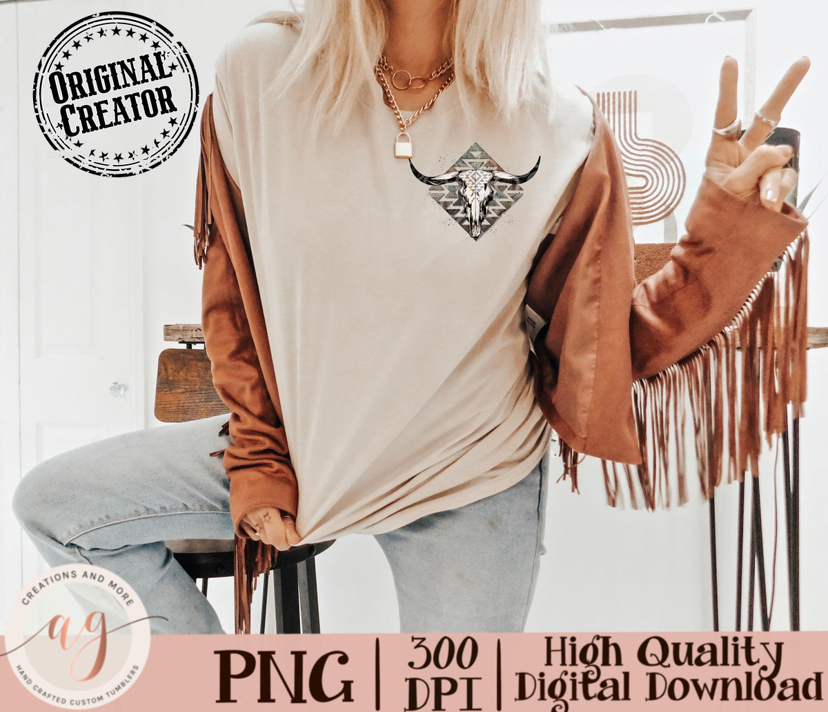 Western Boho Png, Should of Come with A Warning Png, Pocket Set