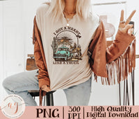 Heart Like A Truck Png, Western Sunset Cowgirl, Pocket Set PNG