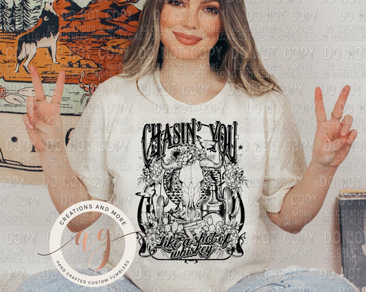 19Chasin' You Screen Print Transfer