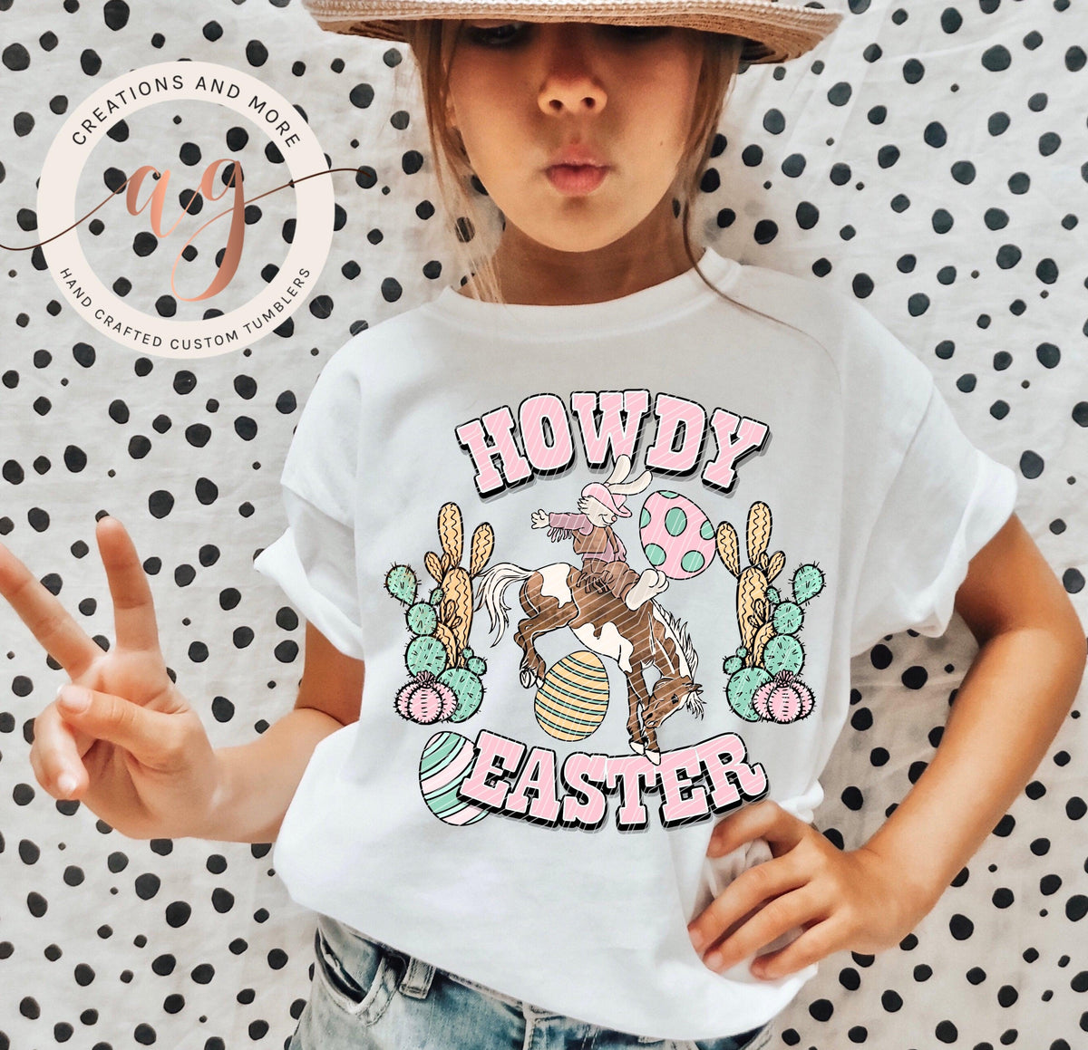 Western Easter Bunny, Howdy Easter Girl Png