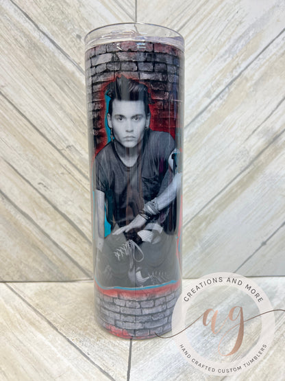 NEW- Johnny Depp "I have other uses for your throat that..." Tumbler