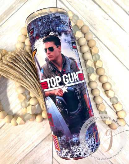 Top Gun Maverick "Because I was Inverted" Tumbler Wrap