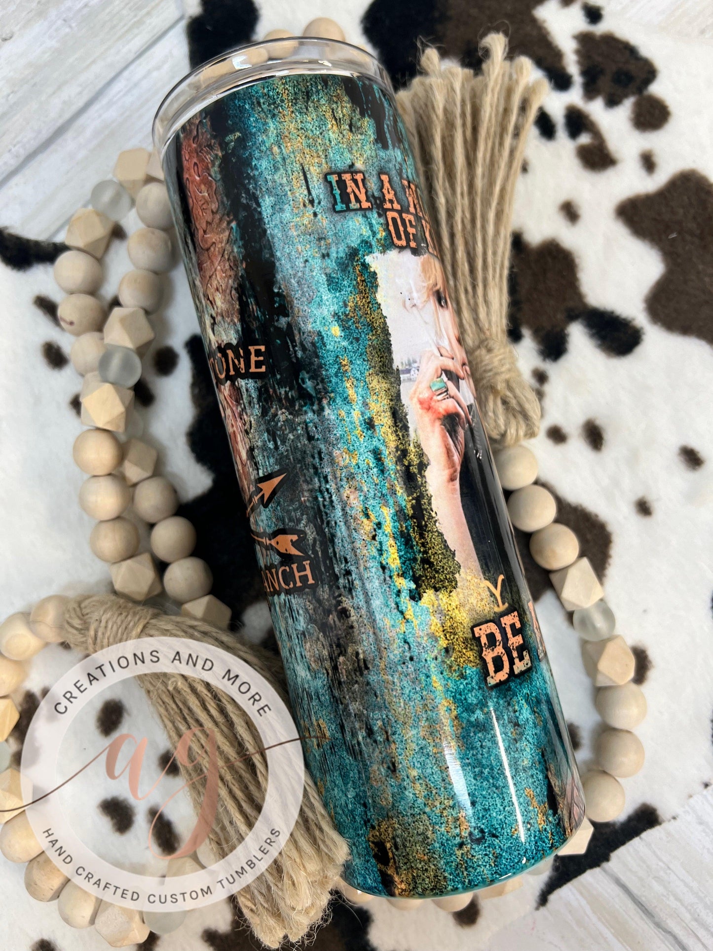 NEW- Beth "In A World Full Of Karen's..." Sublimation Tumbler