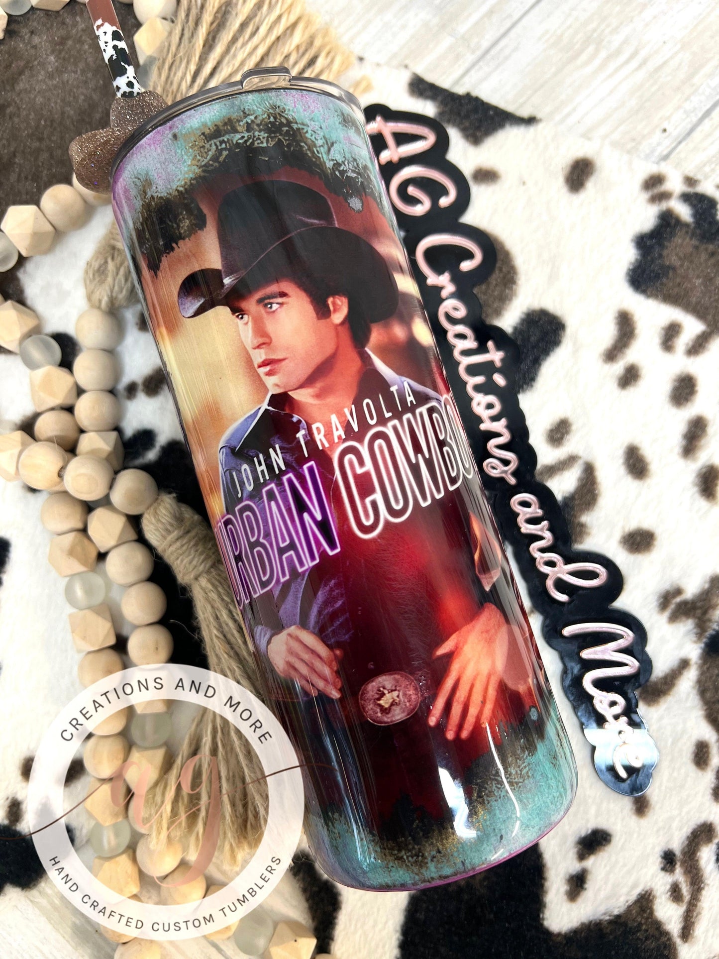 Urban Cowboy Tumbler // Hand Crafted