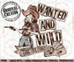 Western Png, Wanted and Wild Png File