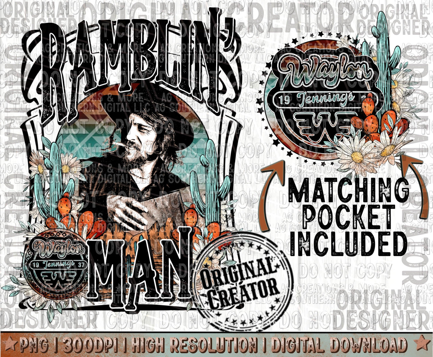 Ramblin' Man Pocket Set PNG