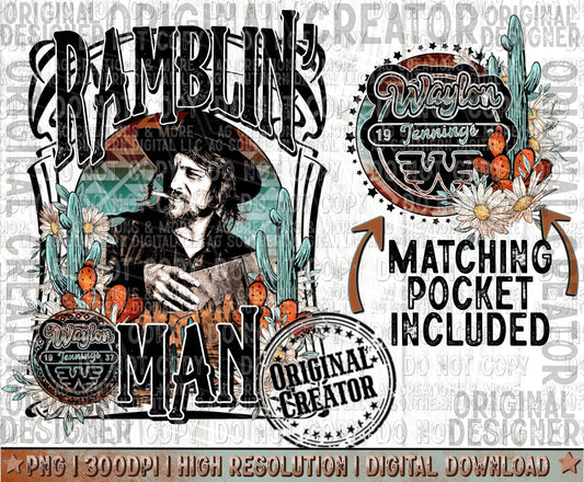 Ramblin' Man Pocket Set PNG