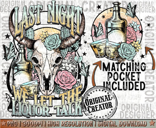 Last Night Pocket Set Png