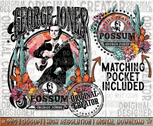 George JonesPocket Set PNG
