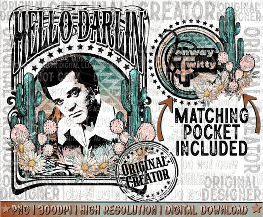 Hello Darlin' Pocket Set PNG