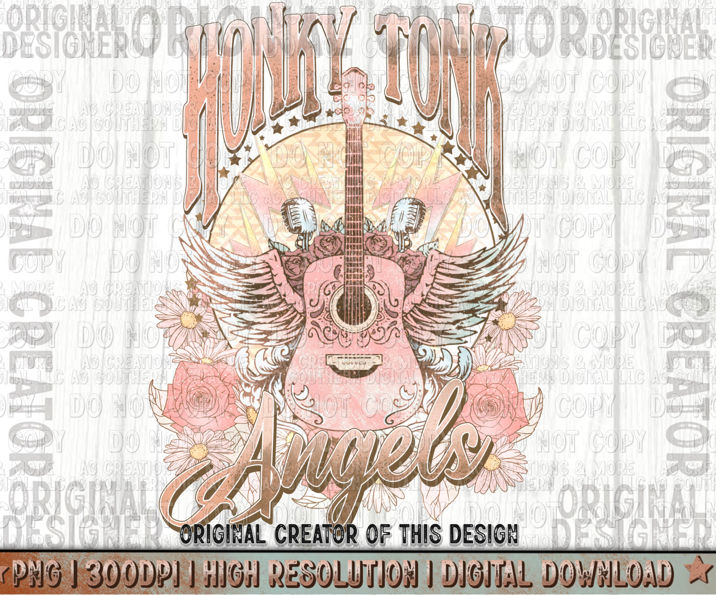 Honky Tonk Angels Png Digital Download