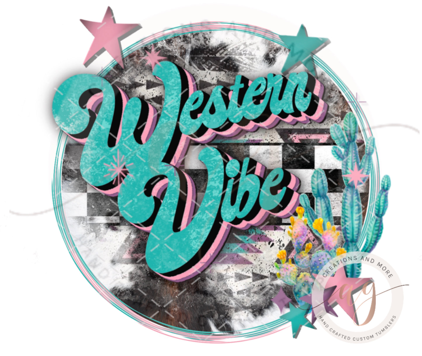 Western Vibe Retro PNG | Sublimation | Digital Download | Shirt