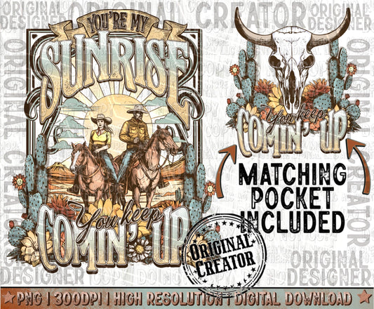 You Keep Comin' Up Pocket Set Design Png