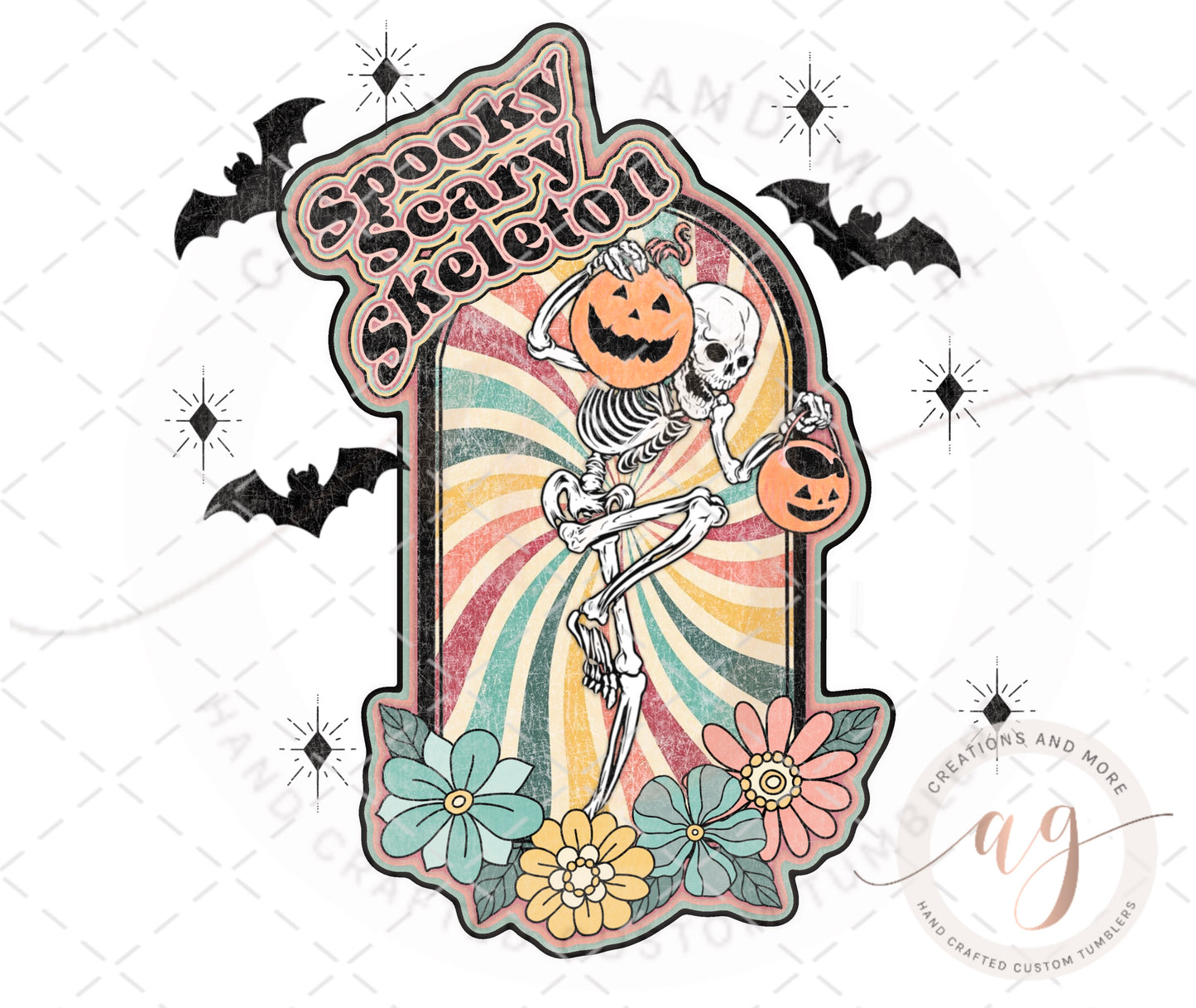 Halloween Retro Spooky Scary Skeleton PNG | Sublimation Png | Spooky Png | Skeleton Png | Halloween Png | Scary Png | Sublimation shirt png