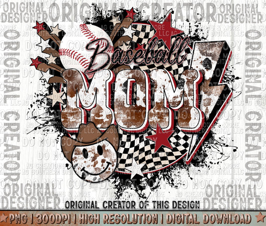 Baseball Mom Png