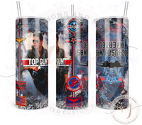 Top Gun Maverick Sublimation Tumbler png