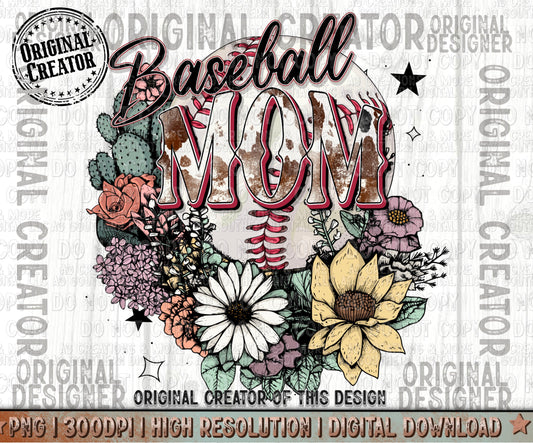 Baseball Mom Png