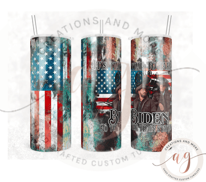 "Time to take BIDEN to the train station" Sublimation | PNG | Digital Download