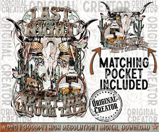 Western Last Night, Pocket Set PNG