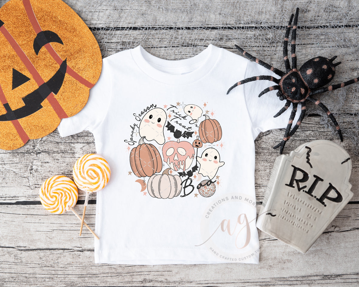 Halloween Retro Groovy Ghost | Pumpkin | Spooky Season Png