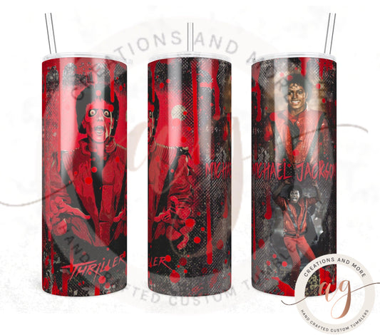 Thiller Sublimation Tumbler PNG