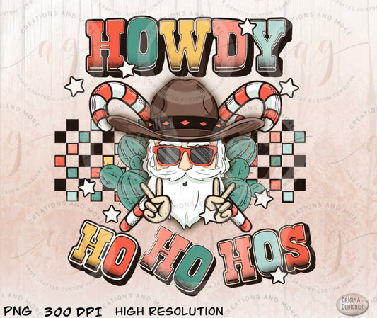 Christmas Howdy Cowboy Santa