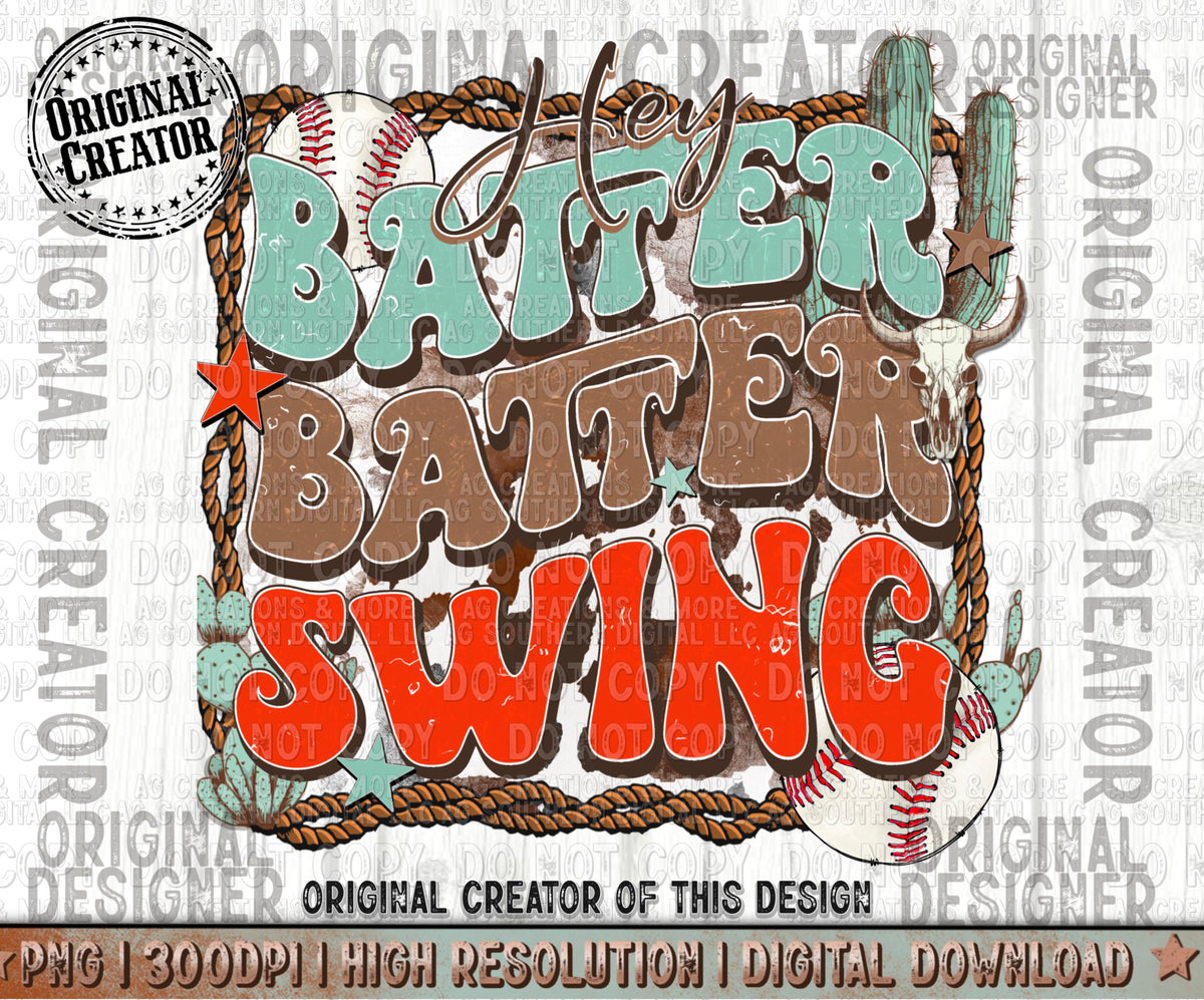 Western Baseball Hey Swing Better Batter Png