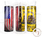 Don't Tread on Me Flag Tumbler Sublimation PNG