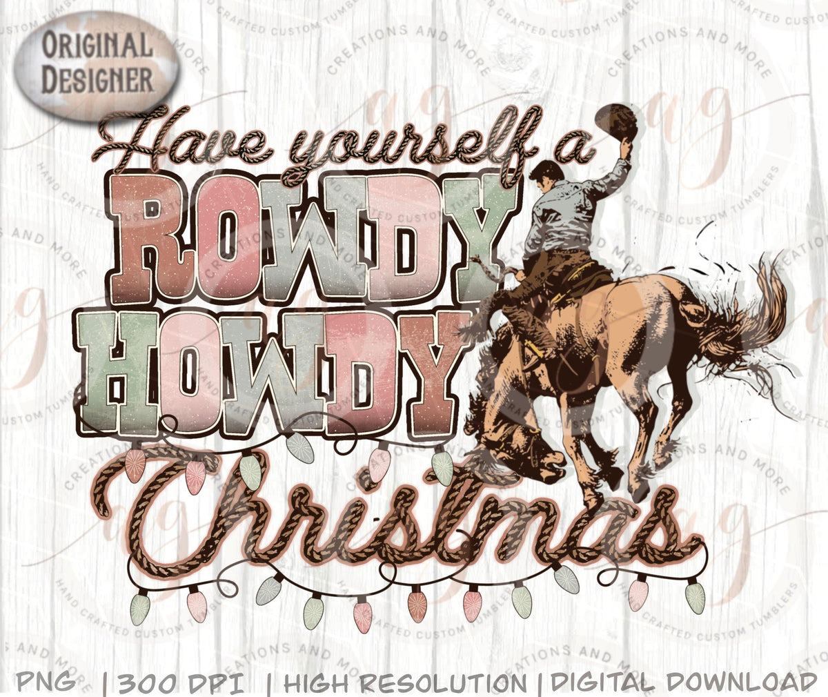 Western Christmas Cowboy