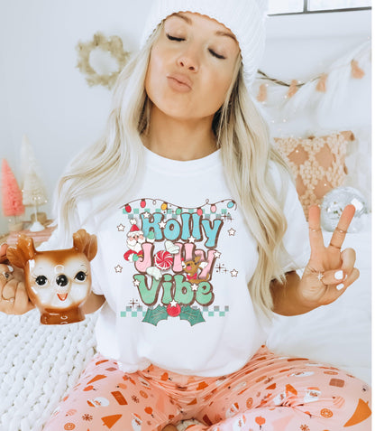 Christmas Holly Jolly Vibe Png