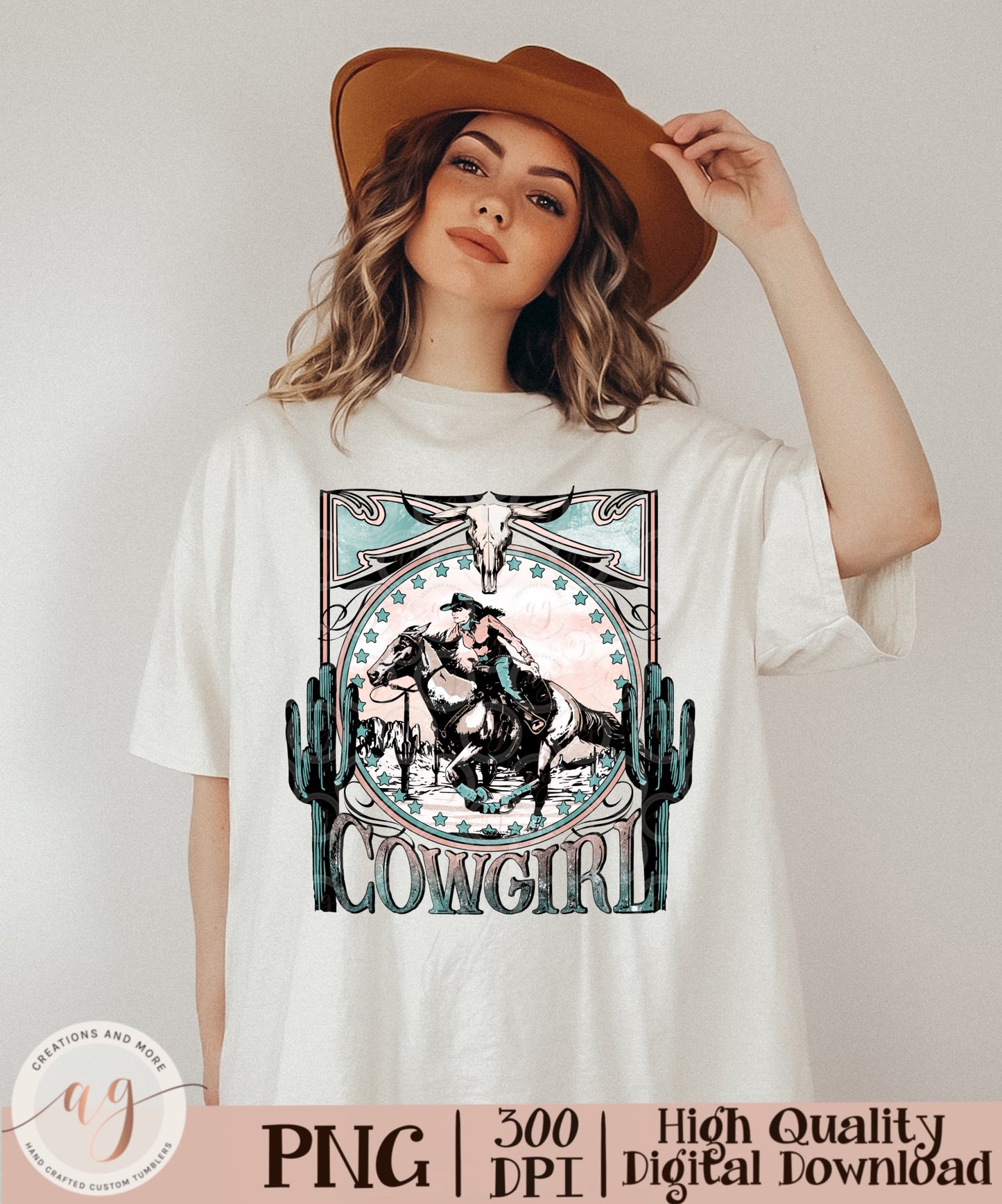 Western Cowgirl Png file