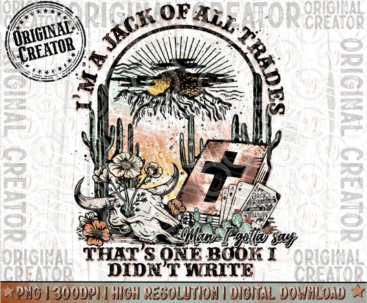 Jack of All Trades Png /Sunset background