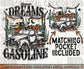 Runs on Dreams & Gasoline Farm Trucl PNG Pocket Set