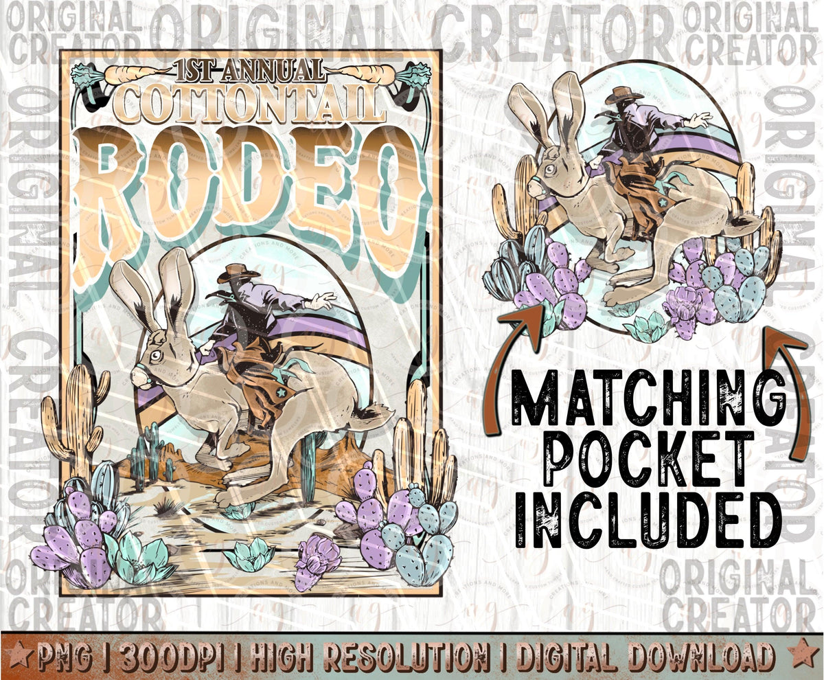 Western Easter Rodeo Pocket Set