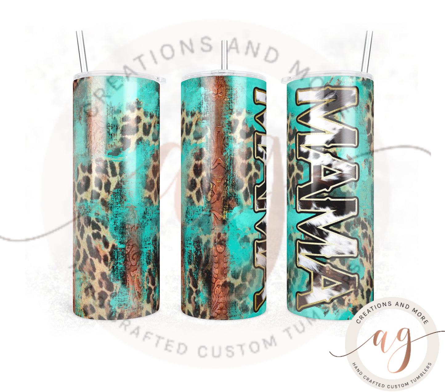 Western MAMA Sublimation png Tumbler