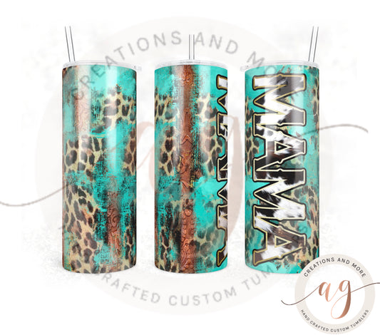 Western MAMA Sublimation png Tumbler