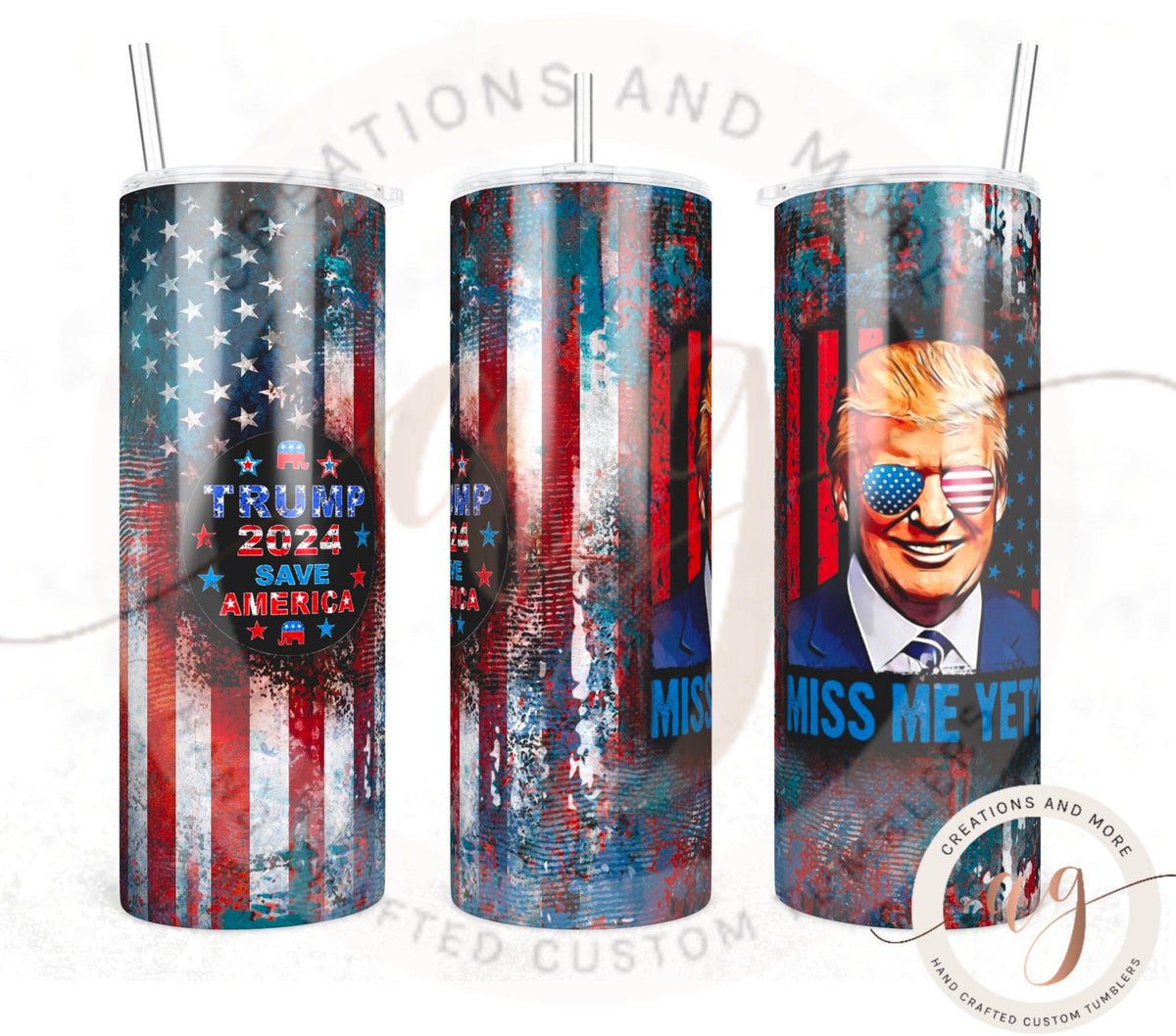 Donald Trump Sublimation PNG | 20oz Tumbler | Digital Download