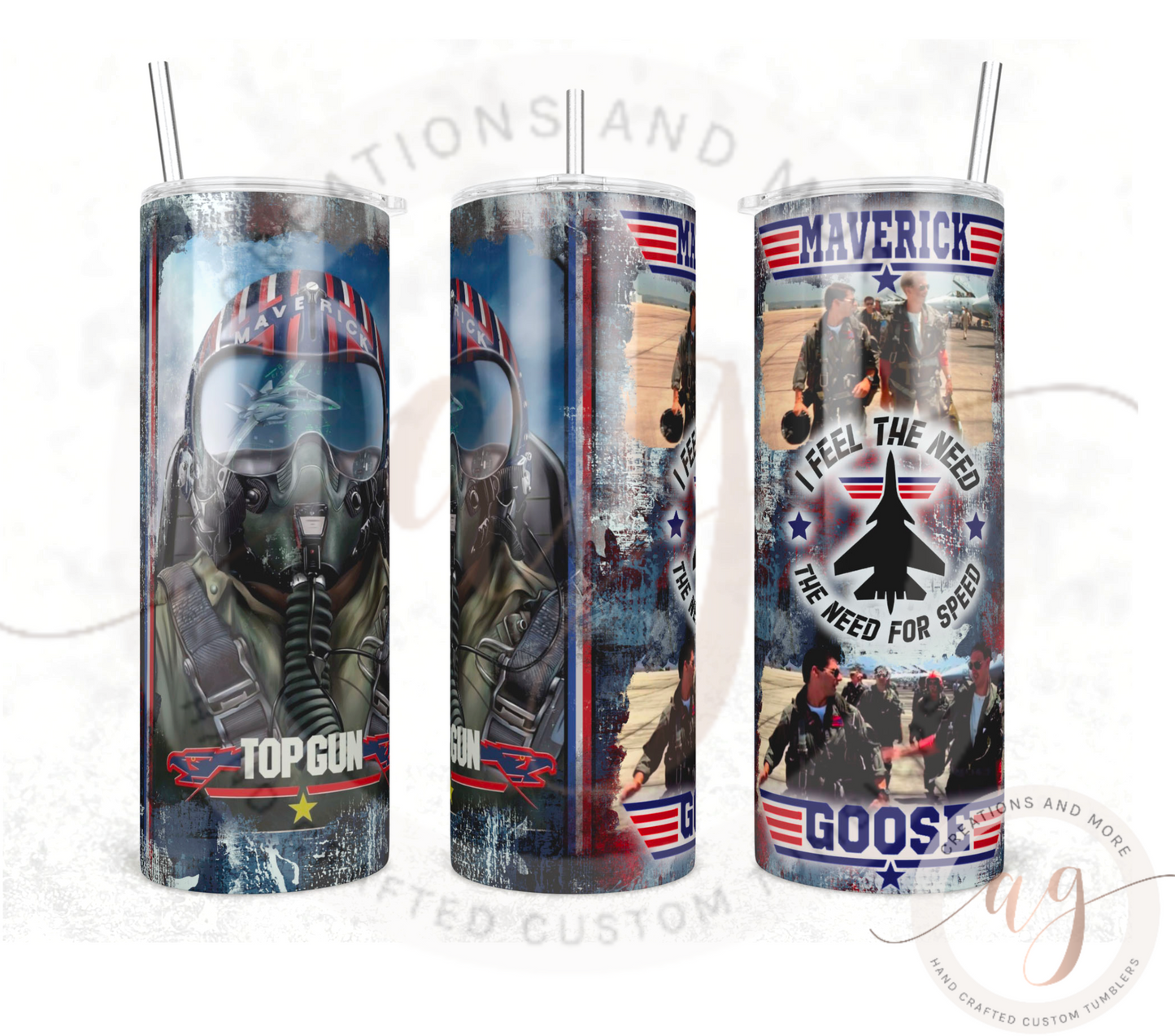 Top Gun "I Feel the need for speed" Sublimation PNG | 20oz Tumbler | Digital Download
