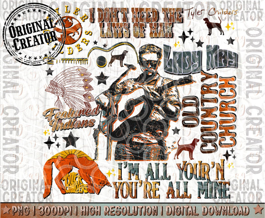 NEW- Country Singer PNG