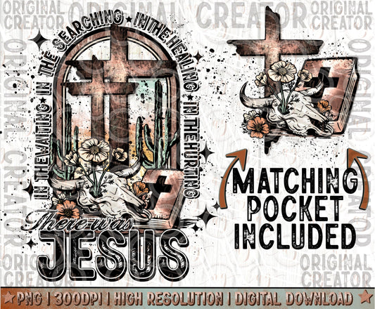 Christian Png, There Was Jesus Png Pocket Set