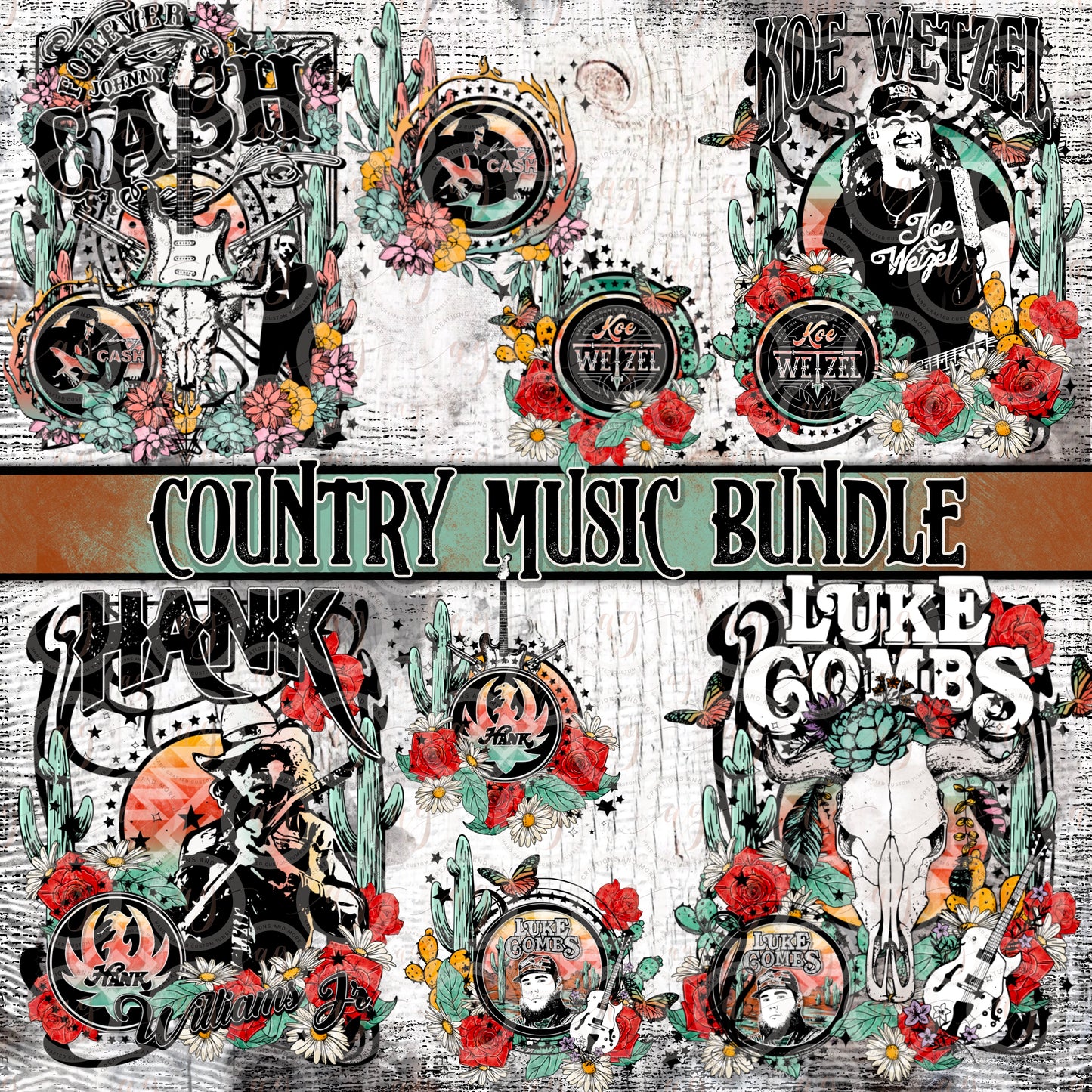 Country Singer's BUNDLE / Mock- ups included