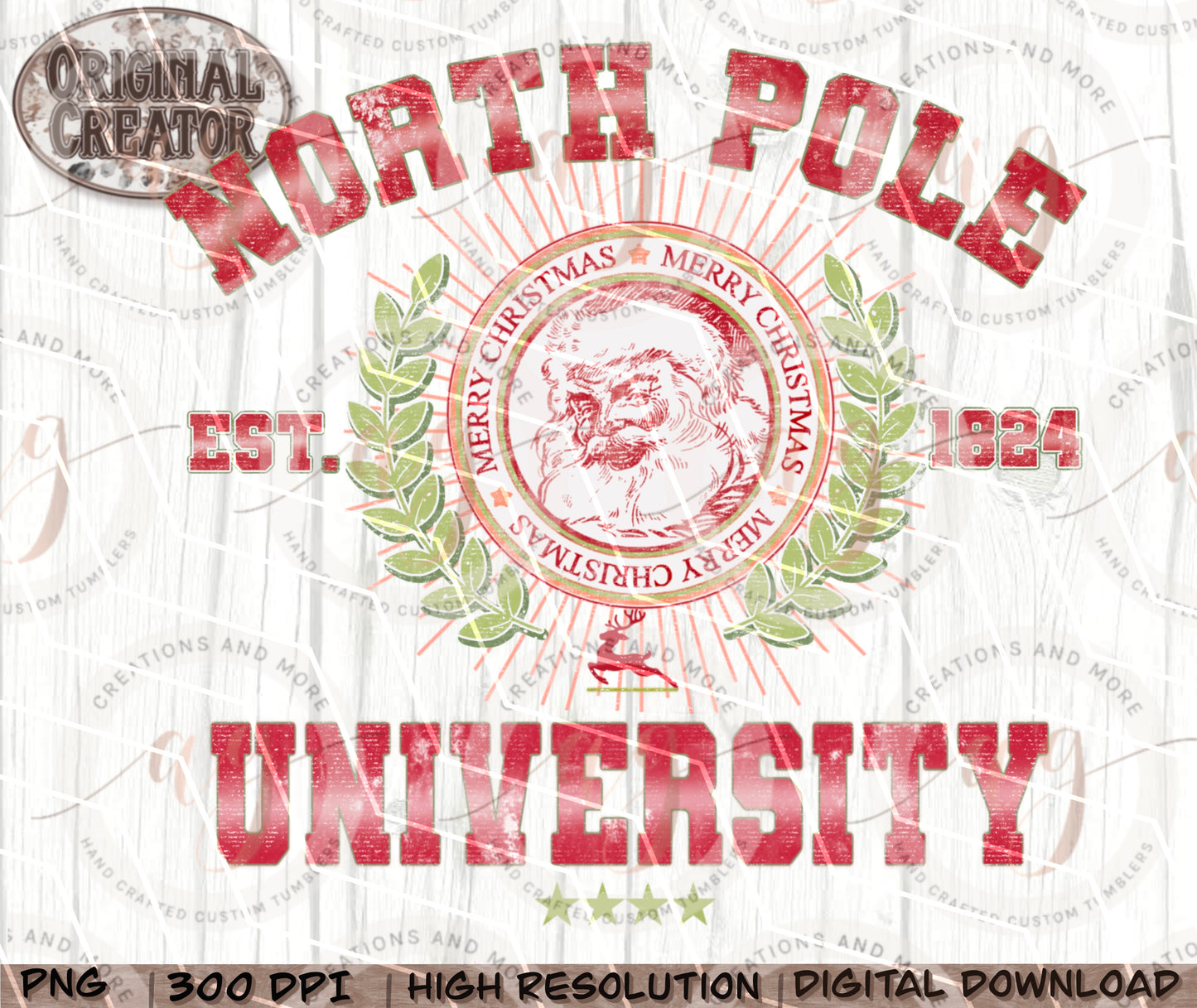 North Pole University PNG, North Pole Christmas