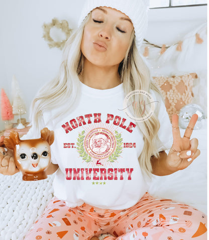 North Pole University PNG, North Pole Christmas