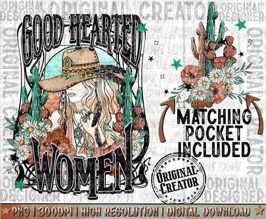 Good Hearted Women Pocket Set Png