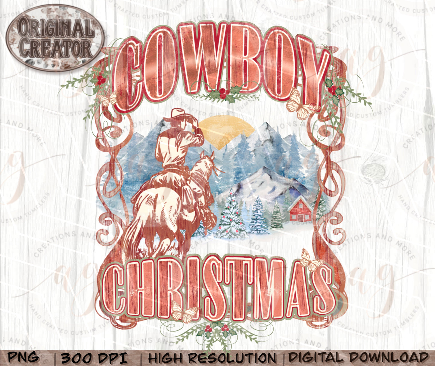 Western Cowboy Christmas file